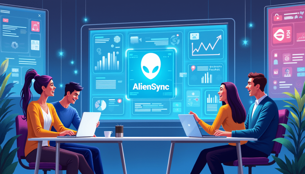 AlienSync app updates management tools socials Future